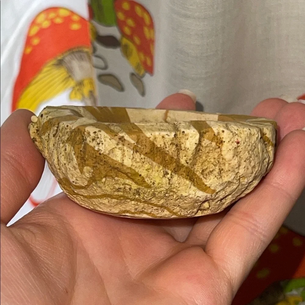 Reptile food or water dish Bowl and Log Accent